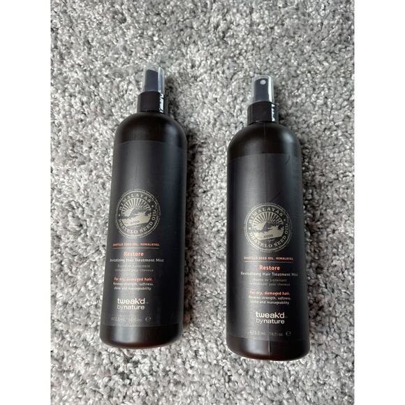 Tweak’d By Nature Restore Revitalizing Hair Treatment Mist 2 Pack 16fl Oz - Picture 1 of 9